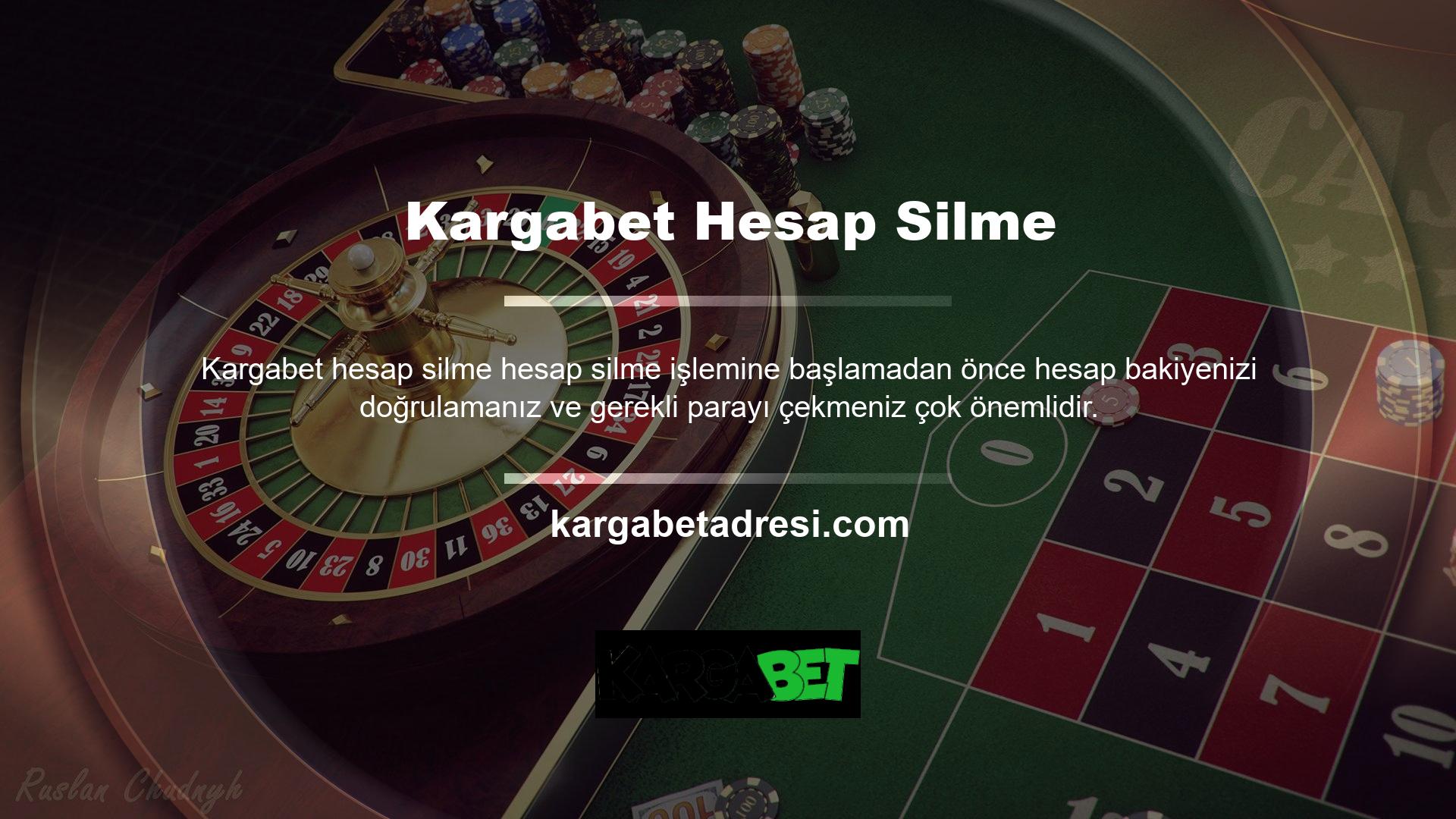 Promosyon talebinde bulunursanız hesabınızı kapatmayı da seçebilirsiniz